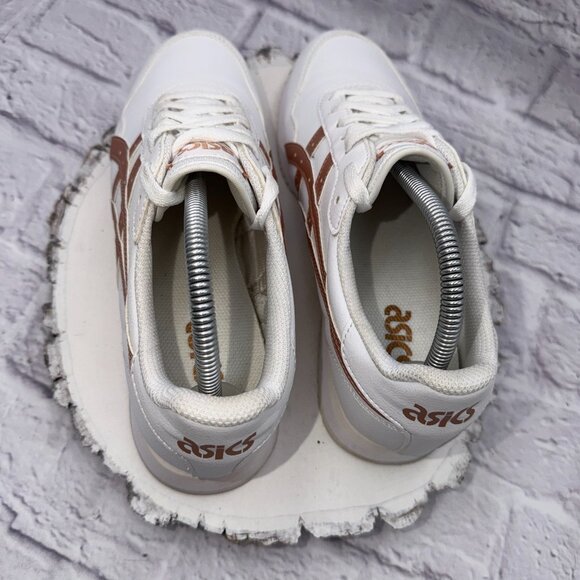 Asics Tiger Runner 1202311 Shoes Sneakers Womens Size 9 White Rose Gold - Picture 7 of 11